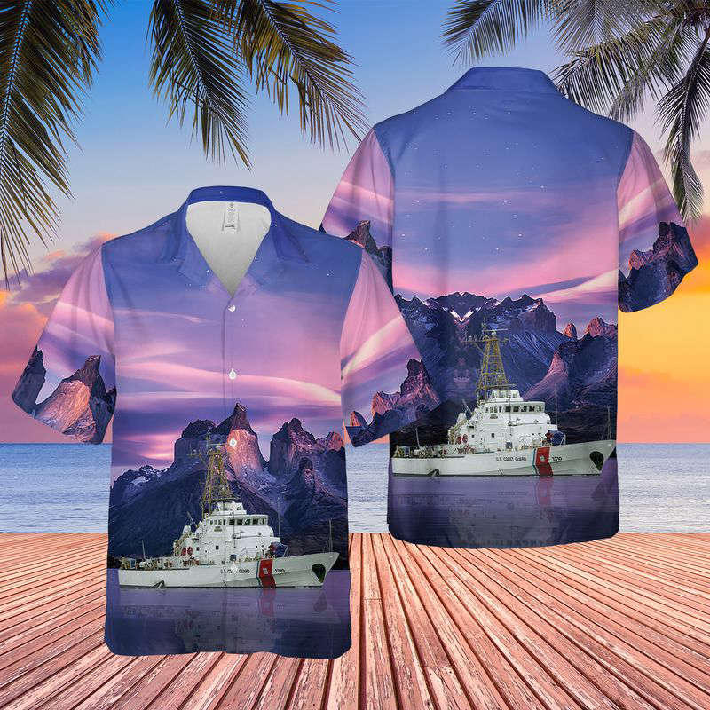 US Coast Guard USCGC Mustang (WPB-1310) Hawaiian Shirt Gift for Men Dad Father Gift for Men Dad Father
