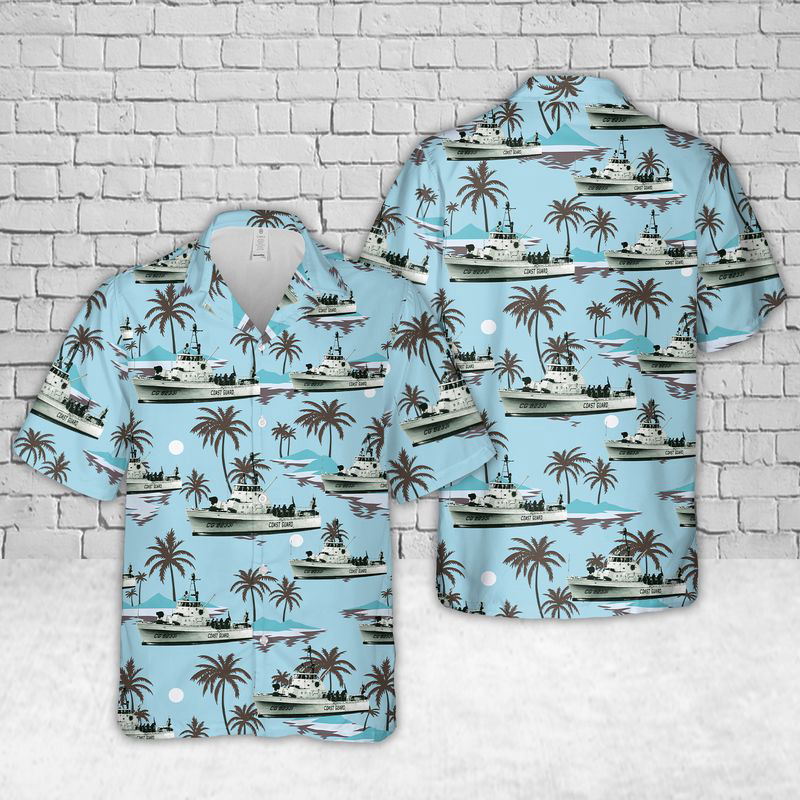 US Coast Guard USCGC Point Marone (WPB-82331) of Coast Guard Squadron One Hawaiian Shirt Gift for Men Dad Father Gift for Men Dad Father