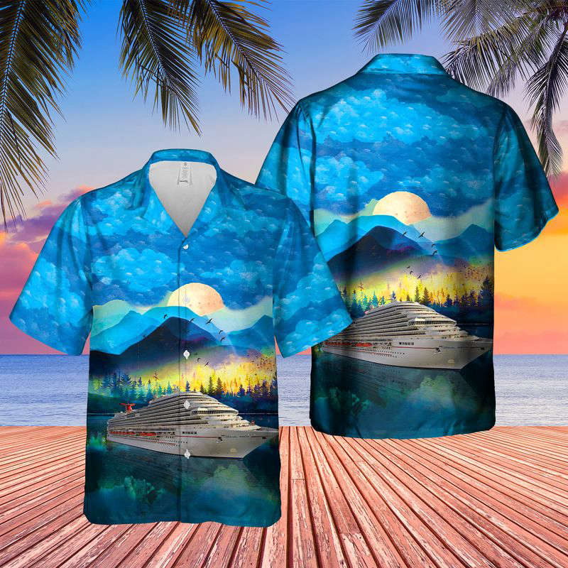 US Cruise Carnival Magic Hawaiian Shirt Gift for Men Dad Father Gift for Men Dad Father