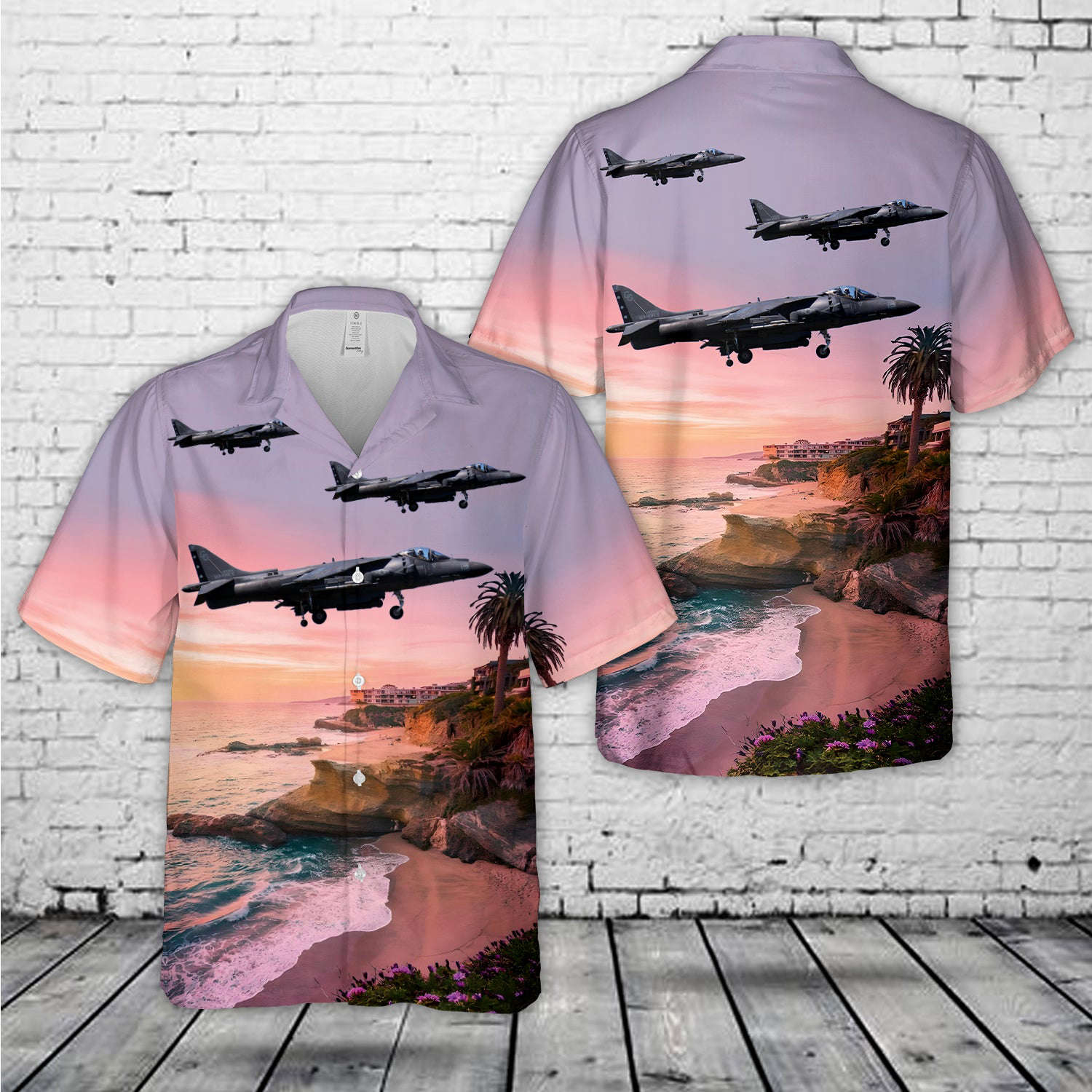 USMC AV-8B Harrier, Mag-14, VMA-231, CG-12 #165364, Ace of Spades Hawaiian Shirt Gift for Men Dad Father Gift for Men Dad Father