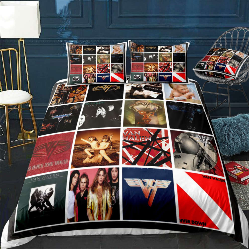 Van Halen Bedding Set Decor Gift For Men Women Decor Gift For Men Women CH