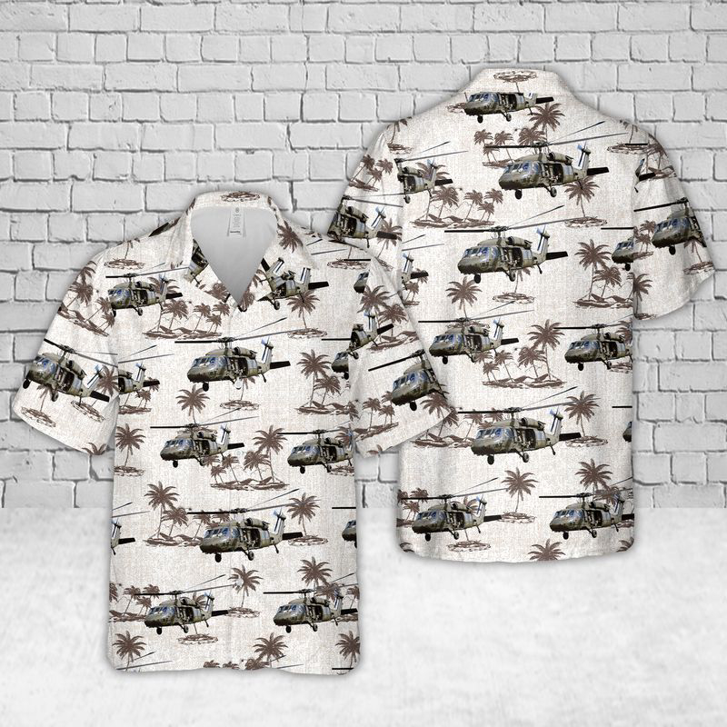 Vietnam Era UH-60 Blackhawk Helicopter Hawaiian Shirt Gift for Men Dad Father Gift for Men Dad Father