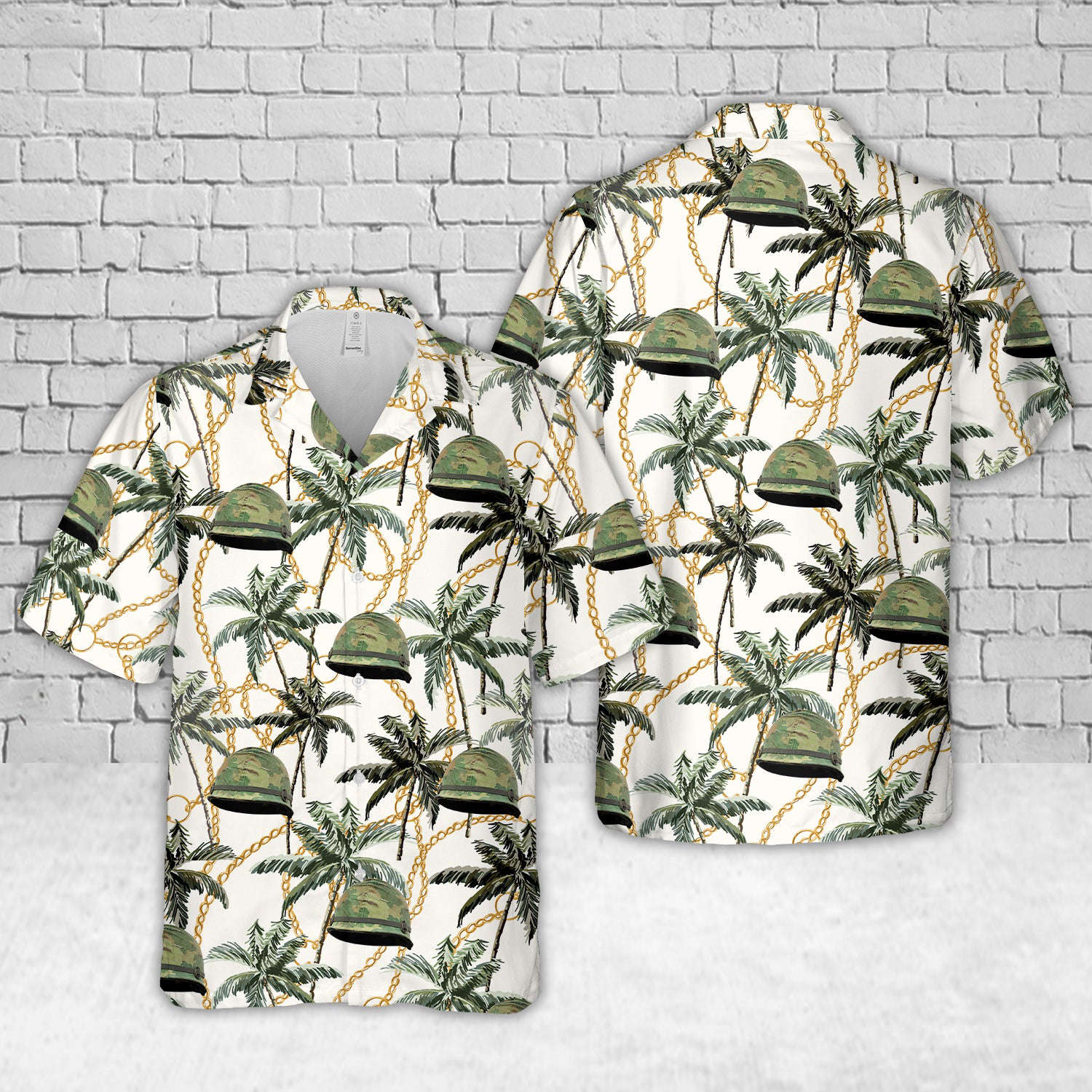 VIETNAM ERA - US M1C PARATROOPER AIRBORNE COMBAT HELMET - 1960s Hawaiian Shirt Gift for Men Dad Father Gift for Men Dad Father