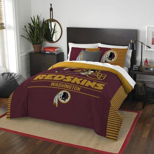 Washington Redskins Bedding Set Decor Gift For Men Women Decor Gift For Men Women G95
