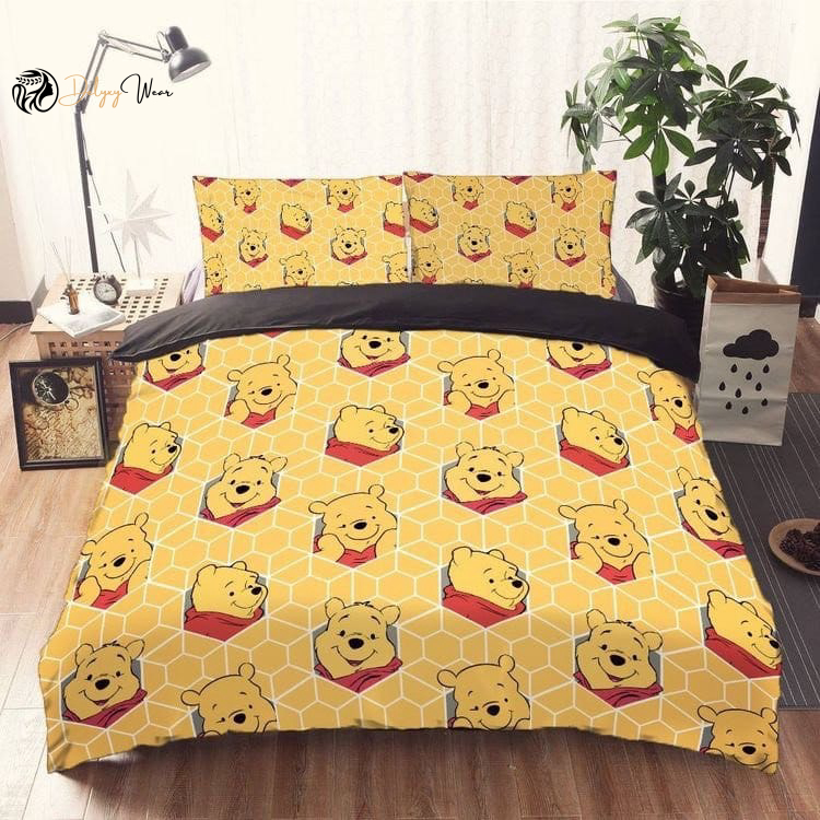 Winnie The pooh 1 Bedding Set Decor Gift For Men Women Decor Gift For Men Women G95