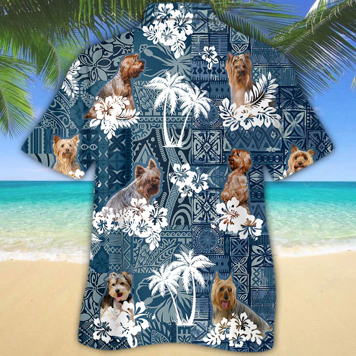 Stylish Yorkshire Terrier & Whippet Hawaiian Shirts – Men s & Women s Aloha Shirts