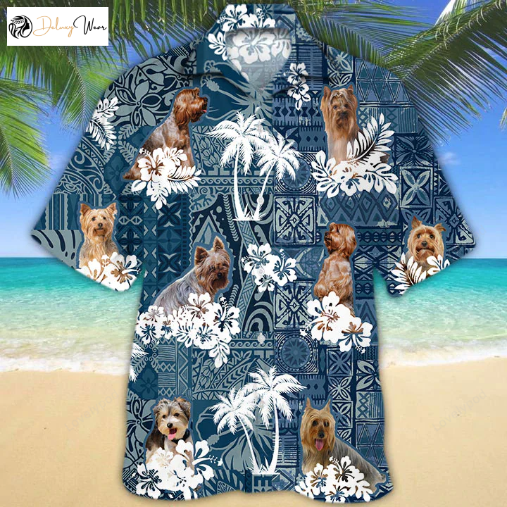 Stylish Yorkshire Terrier & Whippet Hawaiian Shirts – Men s & Women s Aloha Shirts