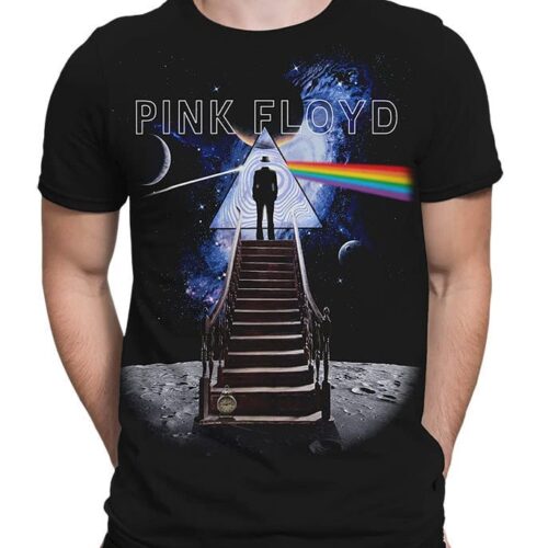 Pink Floyd Stairway To The Moon Shirt Gift for Men Women Fans Gift for Men Women Fans