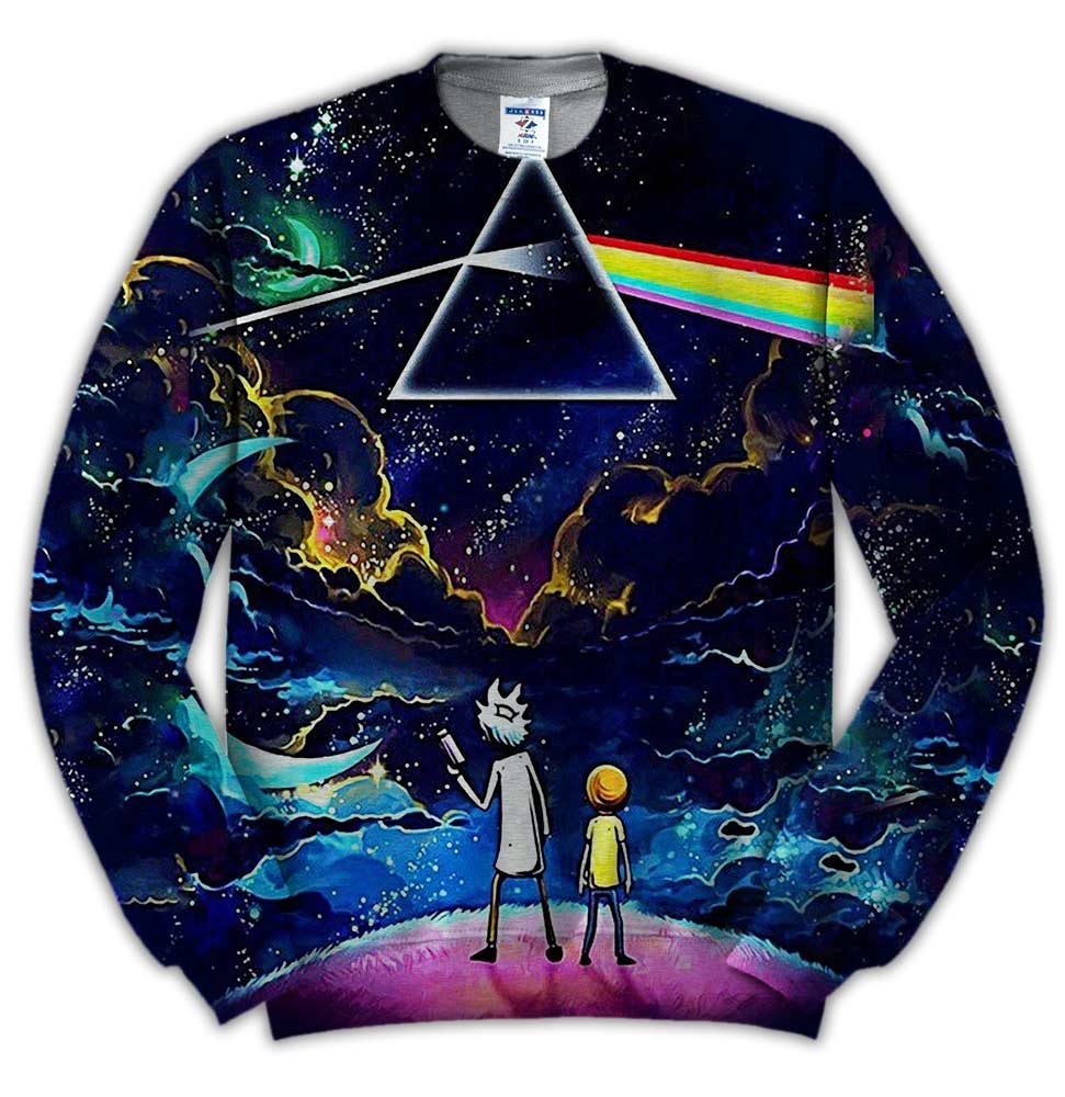 Rick and Morty x Pink Floyd Shirt Gift for Men Women Fans Gift for Men Women Fans Rick and Morty x Pink Floyd Shirt Gift for Men Women Fans Gift for Men Women Fans
