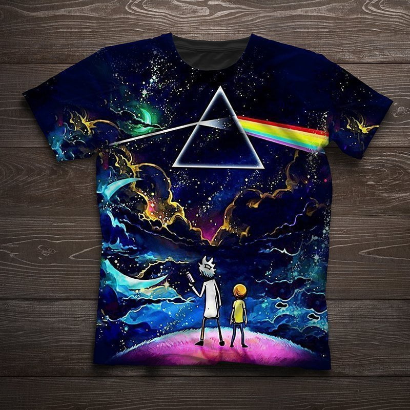 Rick and Morty x Pink Floyd Shirt Gift for Men Women Fans Gift for Men Women Fans Rick and Morty x Pink Floyd Shirt Gift for Men Women Fans Gift for Men Women Fans