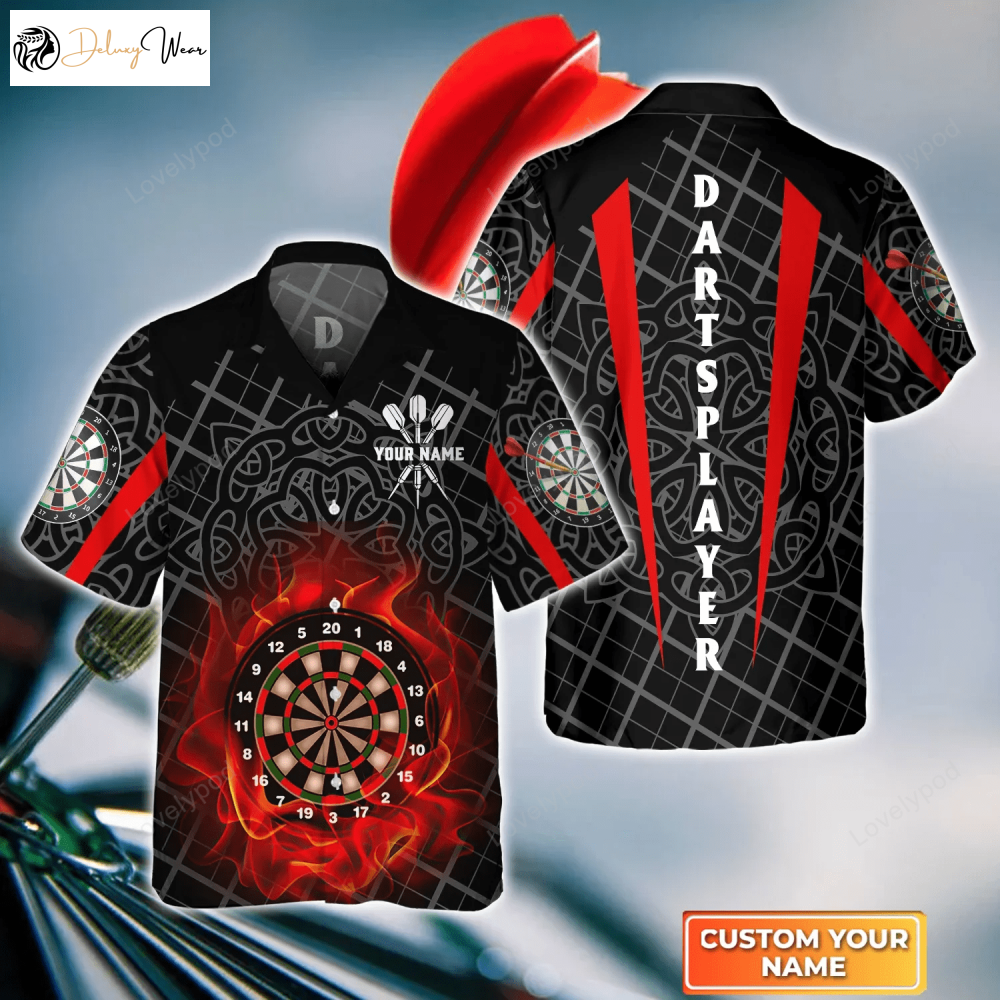 Addict Celtic Pattern Darts Hawaiian Shirt Gift for Men Women Fans – Stylish Men s Gift for Dart Team Players