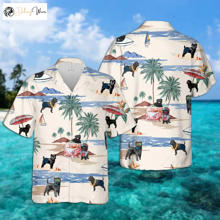 Men s Affenpinscher Hawaiian Shirt Gift for Men Women Fans – Summer Beach Aloha Shirt Gift for Men Women Fans