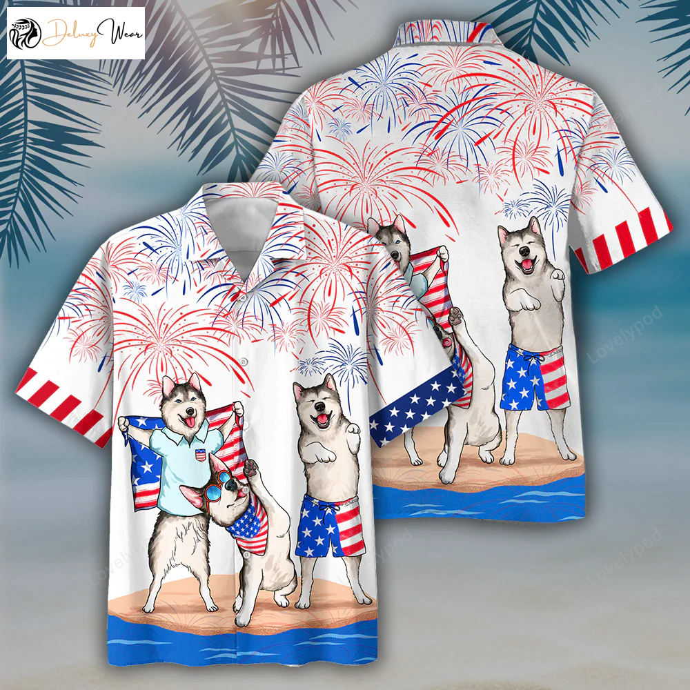 Alaska Hawaiian Shirt Gift for Men Women Fans – Independence Is Coming Men s USA Patriotic Aloha Shirt Gift for Men Women Fans