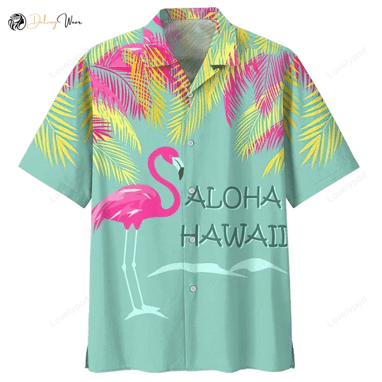 Aloha Hawaii Flamingo Ornamental Design Hawaiian Shirt Gift for Men Women Fans – Tropical Paradise Fashion