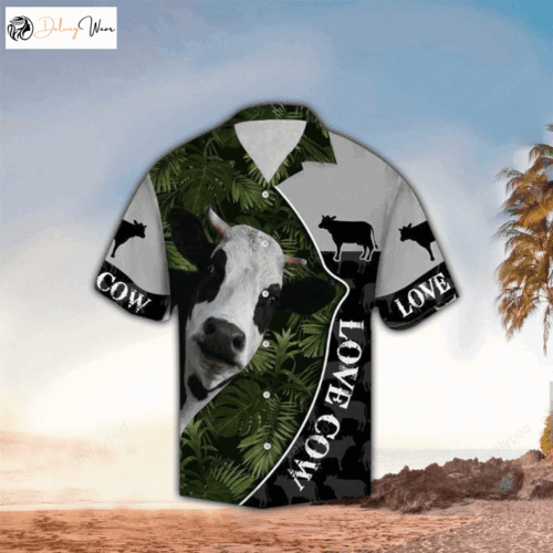 Stylish Amazing Cow Hawaiian Shirt Gift for Men Women Fans for Men – Authentic Aloha Hawaii Shirt Gift for Men Women Fans