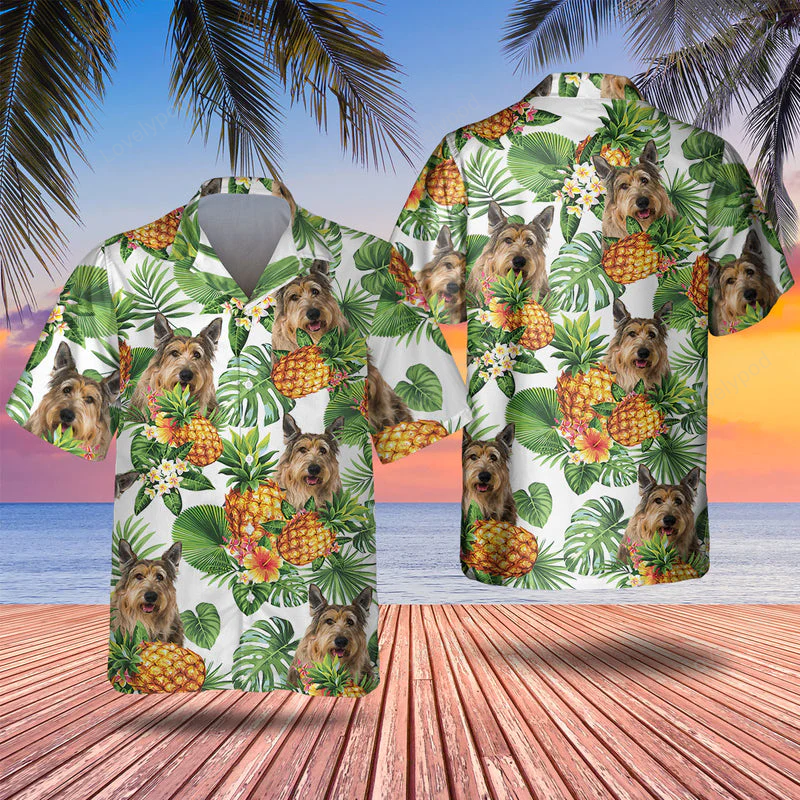 Berger Picard Tropical Hawaiian Shirt Gift for Men Women Fans: Dog Summer Gift for Men & Women