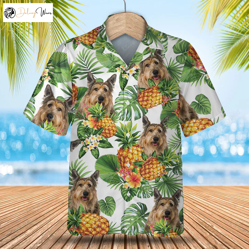 Berger Picard Tropical Hawaiian Shirt Gift for Men Women Fans: Dog Summer Gift for Men & Women