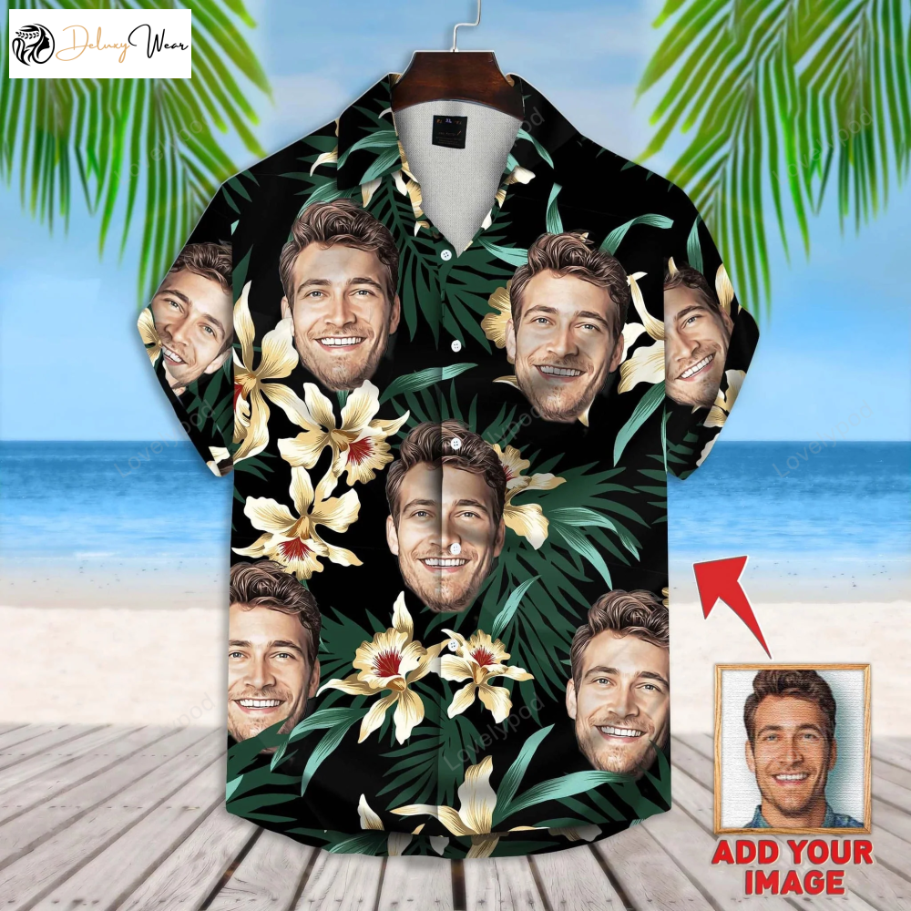 Unique Hawaiian Shirt Gift for Men Women Fans with Custom Leaves & Flowers Pattern – Stand Out in Style
