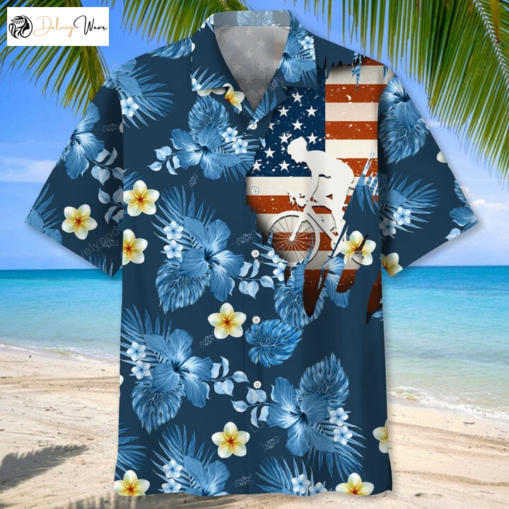 Cycling Hawaiian Shirt Gift for Men Women Fans: Men s Summer Gift for Cycling Lovers