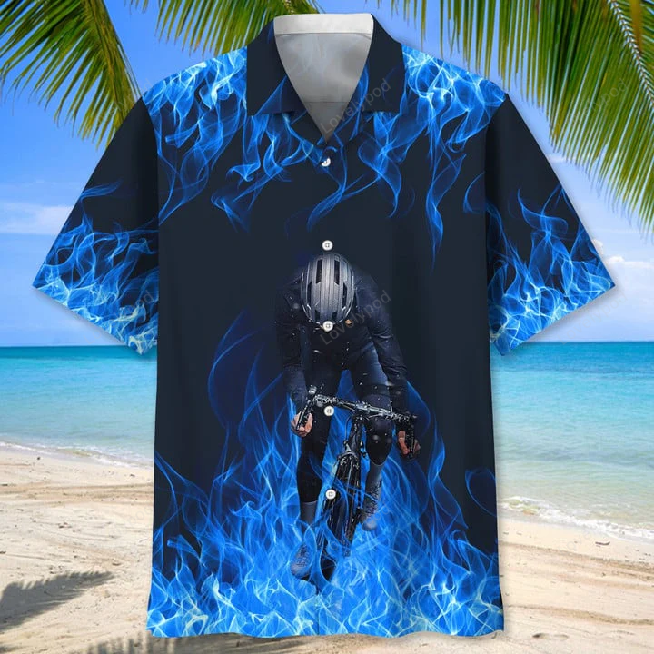 Cycling Hawaiian Shirt Gift for Men Women Fans: Men s Summer Gift for Cycling Lovers