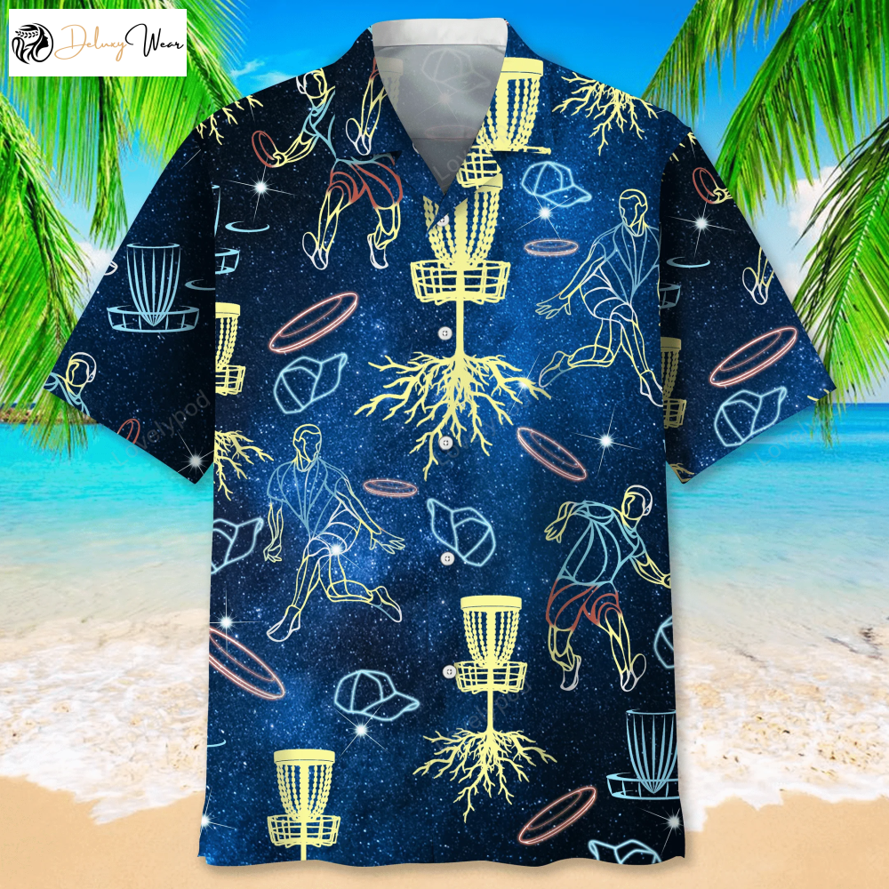 Men s Disc Golf Hawaiian Shirt Gift for Men Women Fans: Perfect Summer Gift for Disc Golf Players
