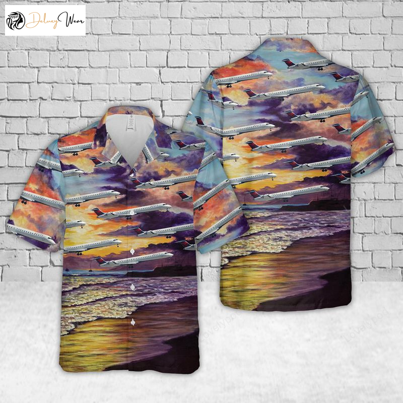 Explore Paradise with Endeavor Air CRJ 900 Hawaiian Shirt Gift for Men Women Fans – Exquisite Hawaii Shirt Gift for Men Women Fans for Men