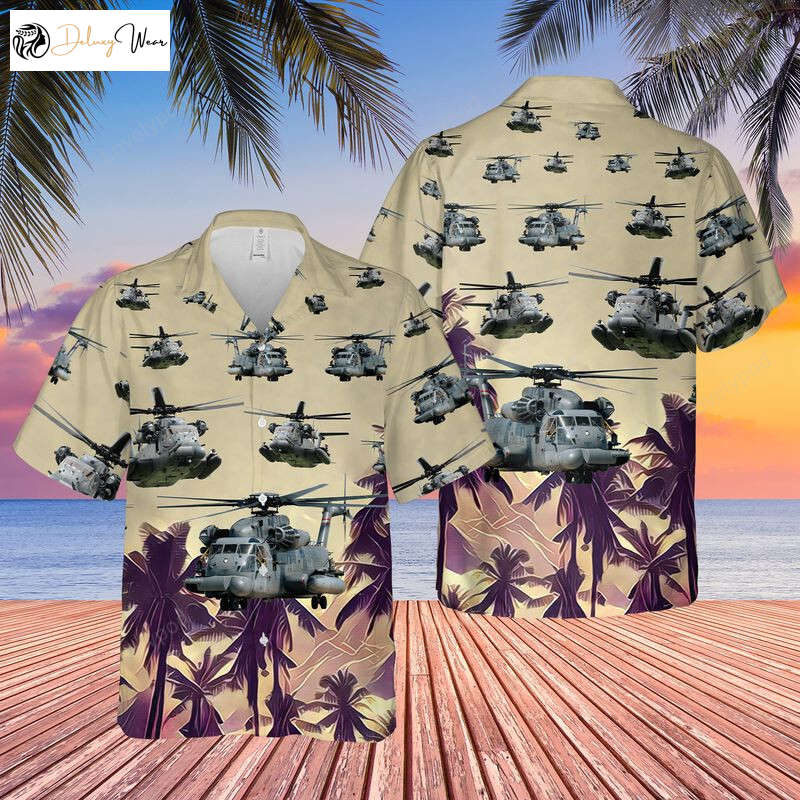 Get Stylish with our Force Sikorsky MH53 Pave Low Hawaiian Shirt Gift for Men Women Fans – Perfect for Men and Women!
