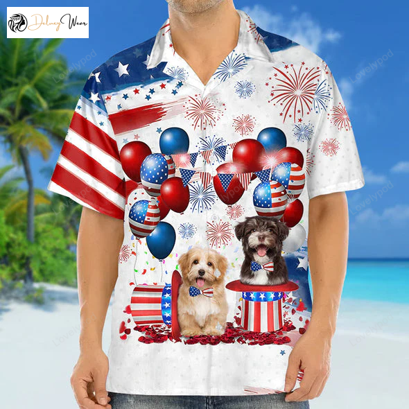 Havanese Independence Day Hawaiian Shirt Gift for Men Women Fans – Men & Women 4th of July