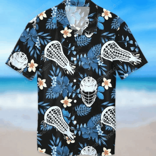 Lacrosse Tropical Hawaiian Shirt Gift for Men Women Fans: Stylish Summer Gift for Men – Aloha Beach Shirt Gift for Men Women Fans