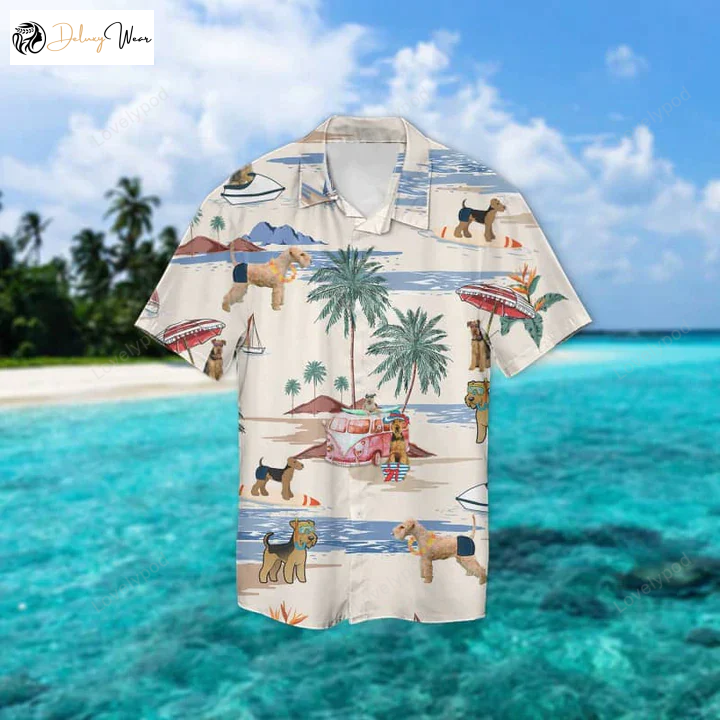 Lakeland Summer Beach Hawaiian Shirt Gift for Men Women Fans – Men & Women s Short Sleeve Aloha Shirt Gift for Men Women Fans