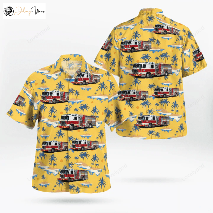 Lauderhill Fire Rescue Hawaiian Shirt Gift for Men Women Fans: Show Your Support in Lauderhill Florida