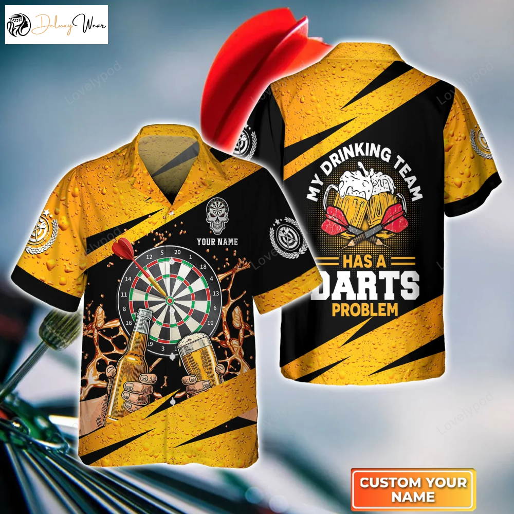 Darts Hawaiian Shirt Gift for Men Women Fans: Stylish Team Apparel for Men & Women
