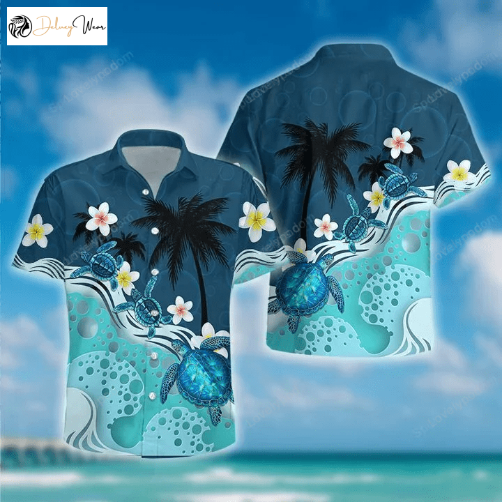 Ocean Turtle Hawaiian Shirt Gift for Men Women Fans: Summer Gift for Men Aloha Beach Style