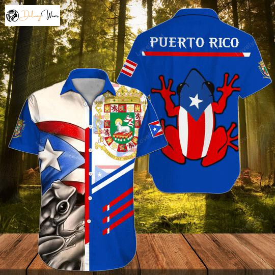 Discover the Vibrant Puerto Rico Hawaiian Shirt Gift for Men Women Fans for Men & Women – A Tropical Delight!