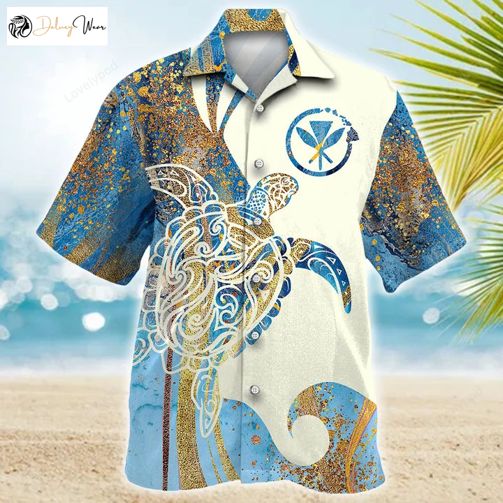 Sea Turtle Hawaiian Shirt Gift for Men Women Fans – Perfect for Turtle & Animal Lovers Beach Life