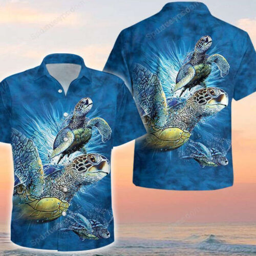 Men s Sea Turtle Hawaiian Shirt Gift for Men Women Fans – Perfect Summer Gift Aloha Beach Style