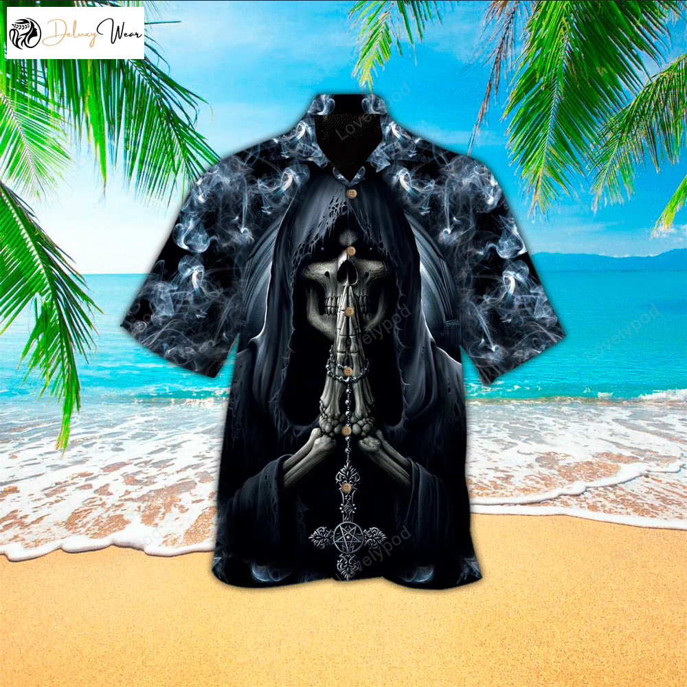 Skull Hawaiian Shirt Gift for Men Women Fans: Perfect Gift for Skull Lovers - Men Women Adults