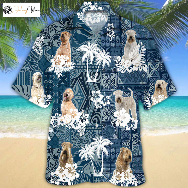 Stylish Soft Coated Wheaten Terrier Hawaiian Shirt Gift for Men Women Fans – Perfect for Dog Lovers