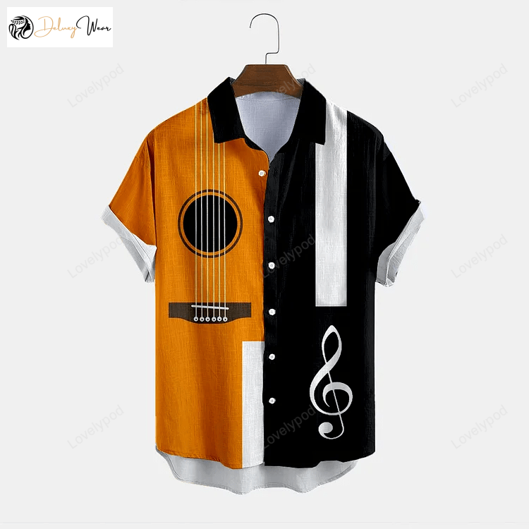 Get Noticed with a Chic Asymmetric Print Hawaiian Shirt Gift for Men Women Fans – Short Sleeve