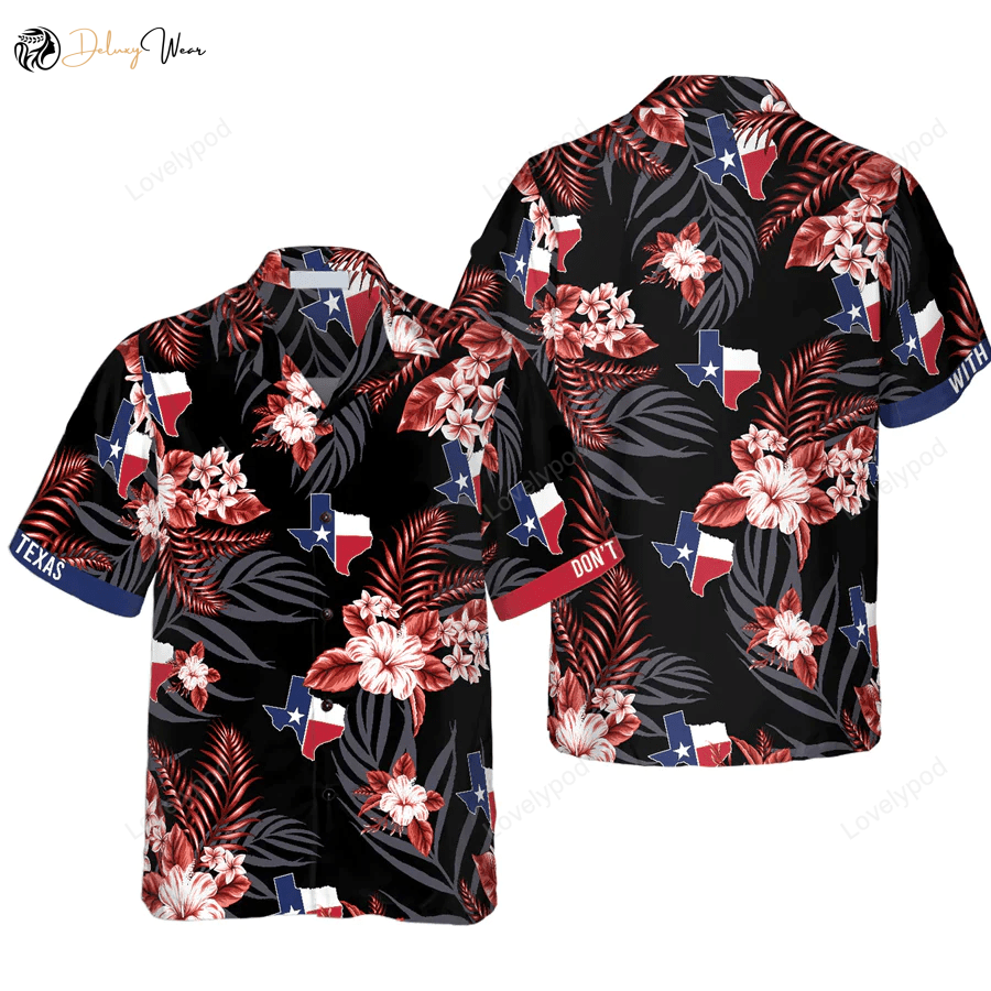 Texas Proud Hawaiian Shirt Gift for Men Women Fans: Colorful Tropical Hawaii Shirt Gift for Men Women Fans for a Stylish and Vibrant Look