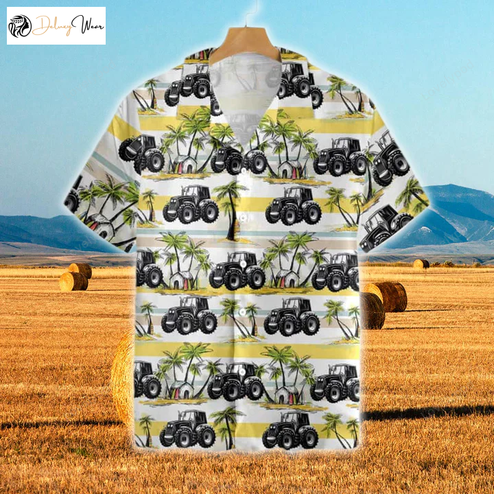 Tropical Land Tractors 3D Hawaiian Shirt Gift for Men Women Fans – Perfect Men s & Women s Gift