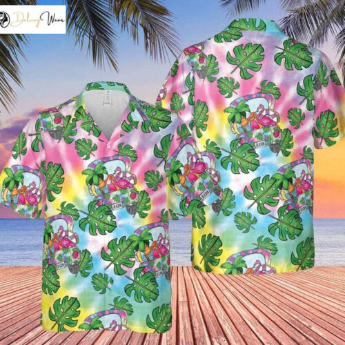 Truck Flamingo Hawaiian Shirt Gift for Men Women Fans for Summer Vacation 2023: Perfect Attire for a Stylish Summer