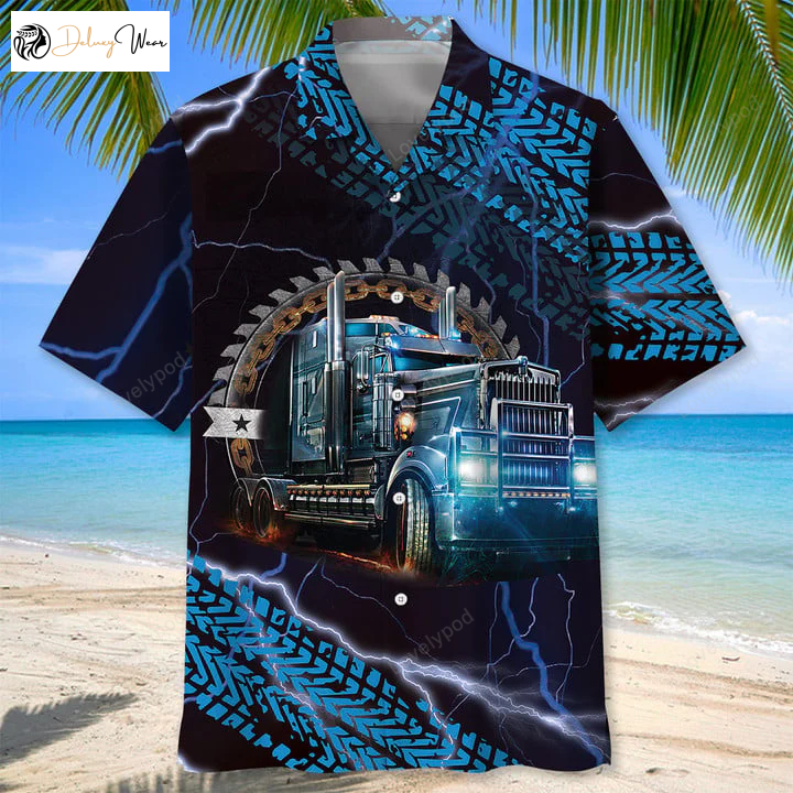 Trucker Light Hawaiian Shirt Gift for Men Women Fans – Perfect Gift for Truckers Stylish & Comfortable