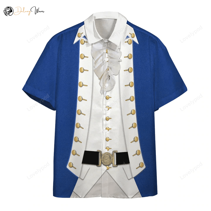 Custom 3D Alexander Hamilton Hawaiian Shirt for Men & Women – Stylish Short Sleeve Design