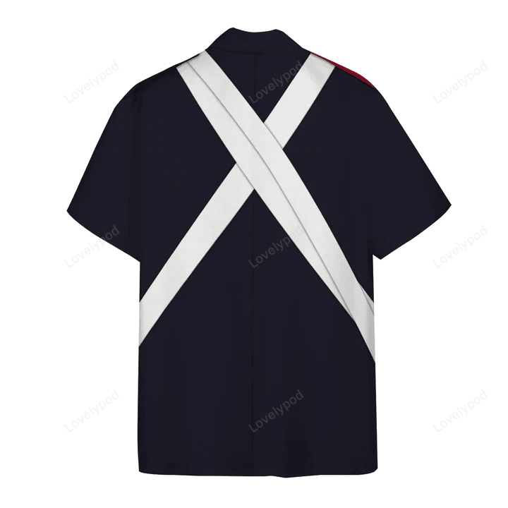 Custom 3D Continental Army Short Sleeve Shirt – Hawaiian Style for Men & Women