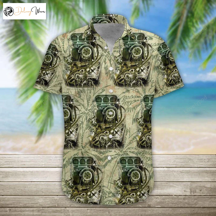 Rev up your style with our 3D Drag Racing Hawaiian Shirt for men and women!