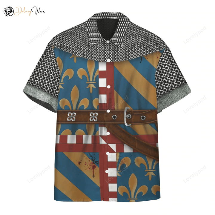 French Cavalier 3D Custom Shirt: Trendy Hawaiian Short Sleeve for Men & Women