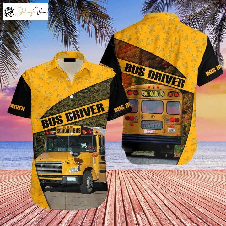 Hawaiian Bus Driver Shirt: Perfect Gifts for Men Stylish & Fun