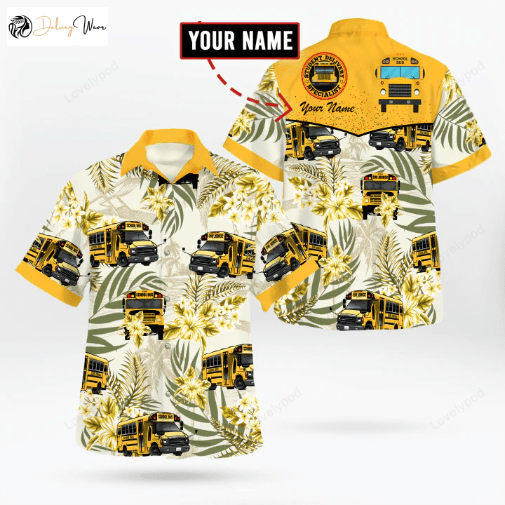 Get Stylish Bus Driver Hawaiian Shirt – Perfect School Bus Driver Shirt