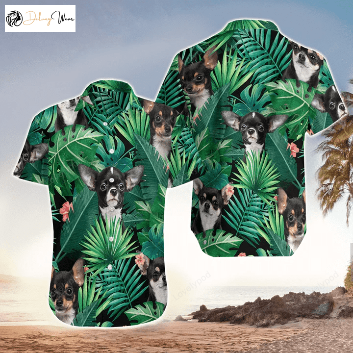 Chihuahua Hawaiian Shirt: Ideal Gift for Dog Lovers Stylish & Fun